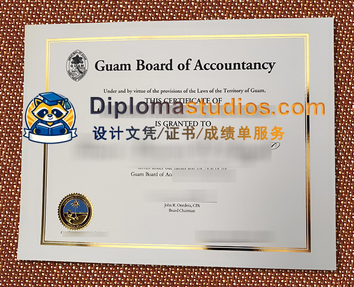 Guam Board of Accountancy Certificate