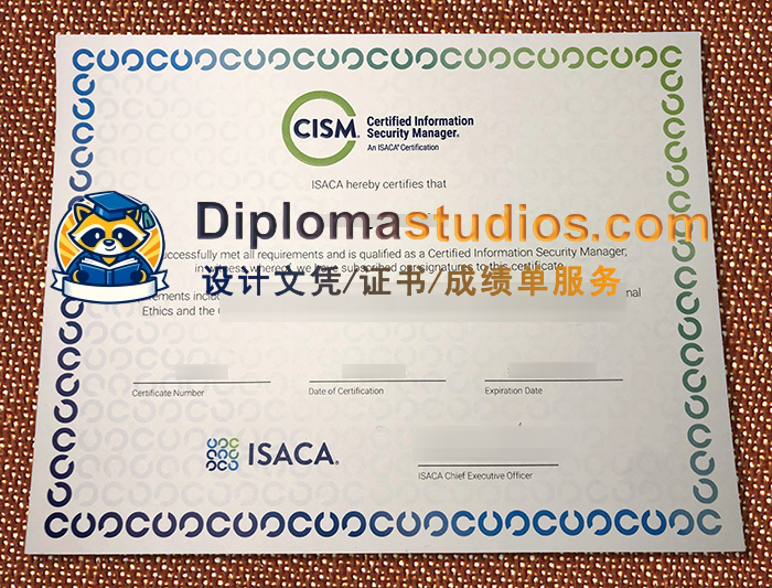 ISACA Certificate