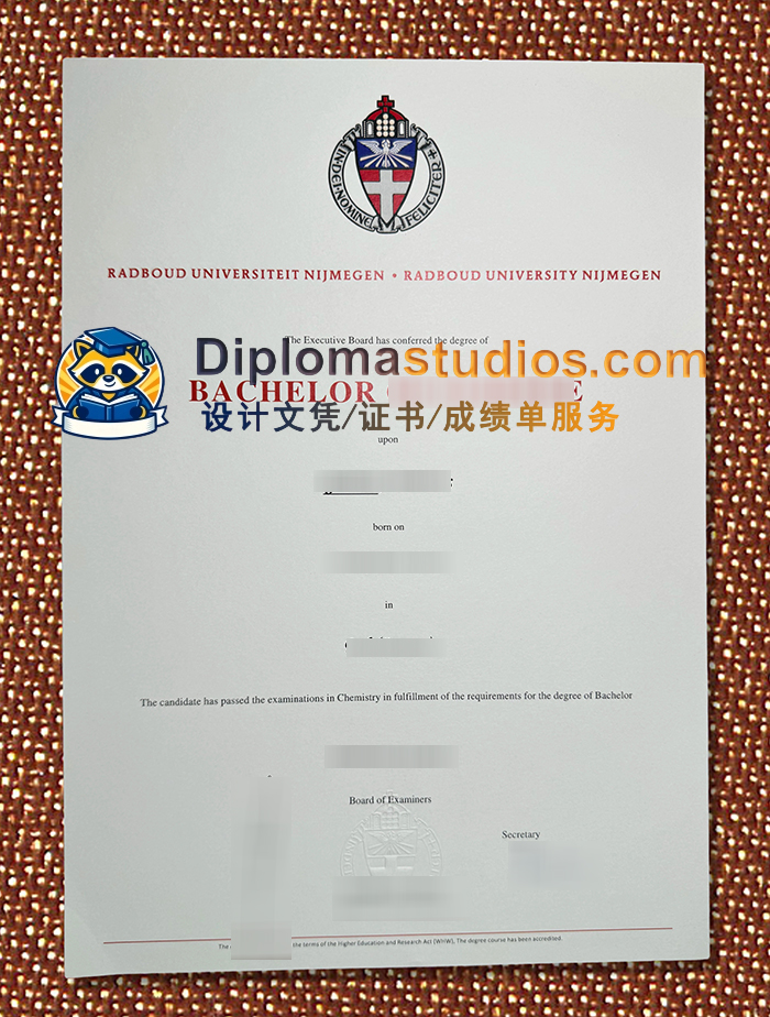 Radboud University Nijmegen Diploma
